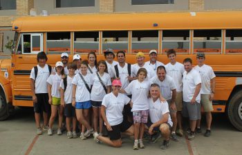 Bread of Hope volunteers on mission trip in 2012.