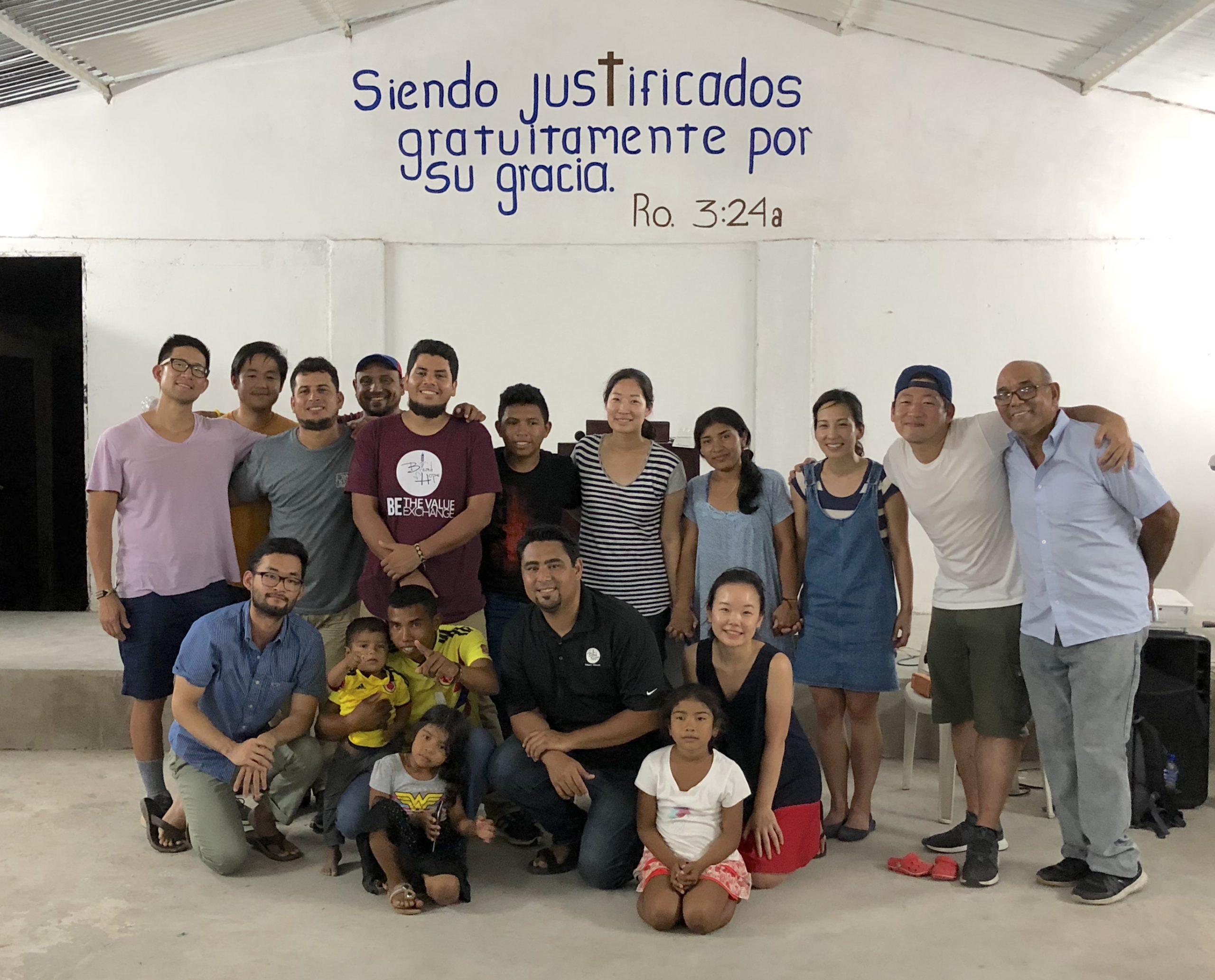 Team of New Mercy Community Church on a BOH mission trip in La Guajira, Colombia.