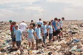 Bread of Hope volunteers on mission trip in 2013 - second week.